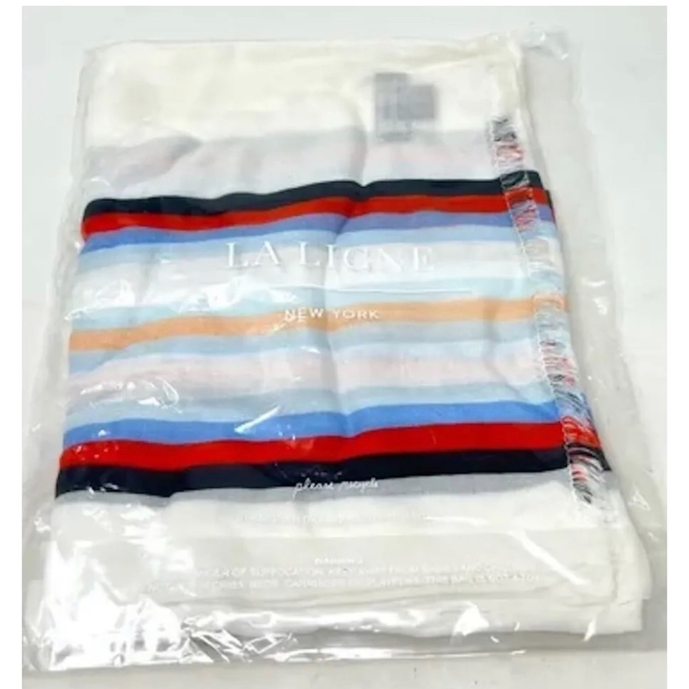 WOW! New Tags La Ligne New York "Plage" striped pareo $125